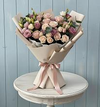 Букет цветов из:  Розы и Лизиантусы #REPLACE_PRED# Пшизове