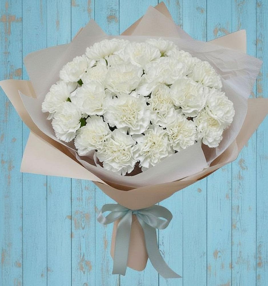 Букет цветов из: Гвоздики в Пшизове