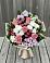 Букет цветов из: Альстромерии, Гвоздики, Розы и Хризантемы в Пшизове