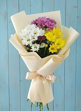 Букет цветов из:  Хризантемы в Пшизове