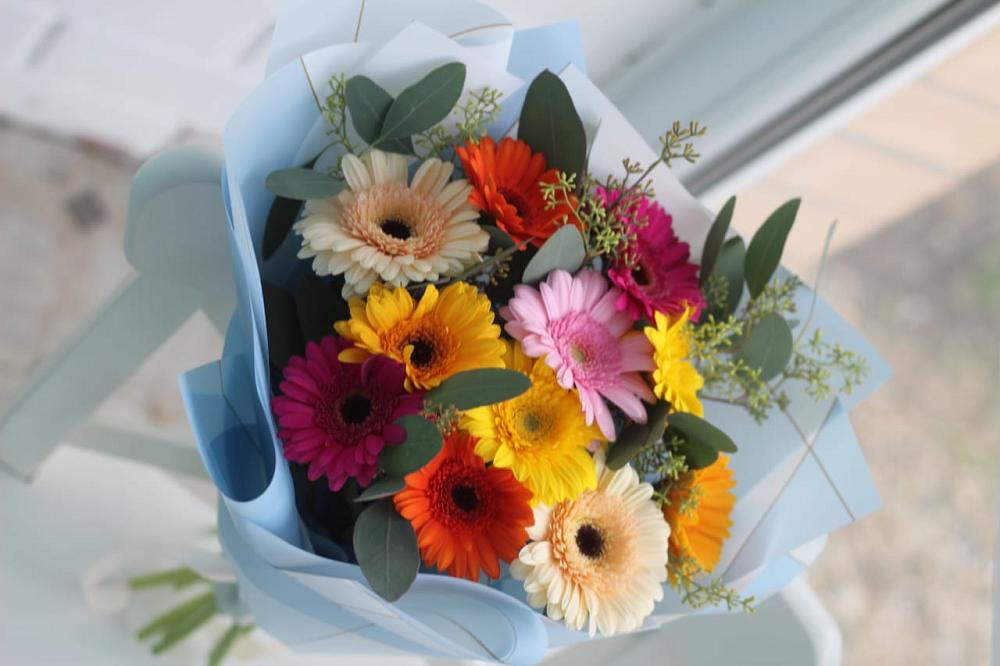 Букет цветов из: Герберы в Пшизове