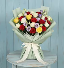 Букет цветов из:  Розы в Пшизове