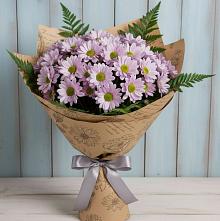 Букет цветов из:  Хризантемы #REPLACE_PRED# Пшизове