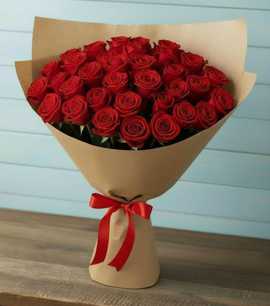Букет Красные розы Милано в Пшизове