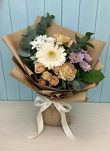 Букет цветов из:  Герберы и Хризантемы в Пшизове