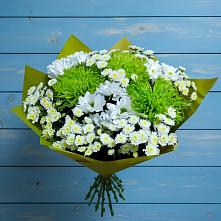 Букет цветов из:  Хризантемы #REPLACE_PRED# Пшизове