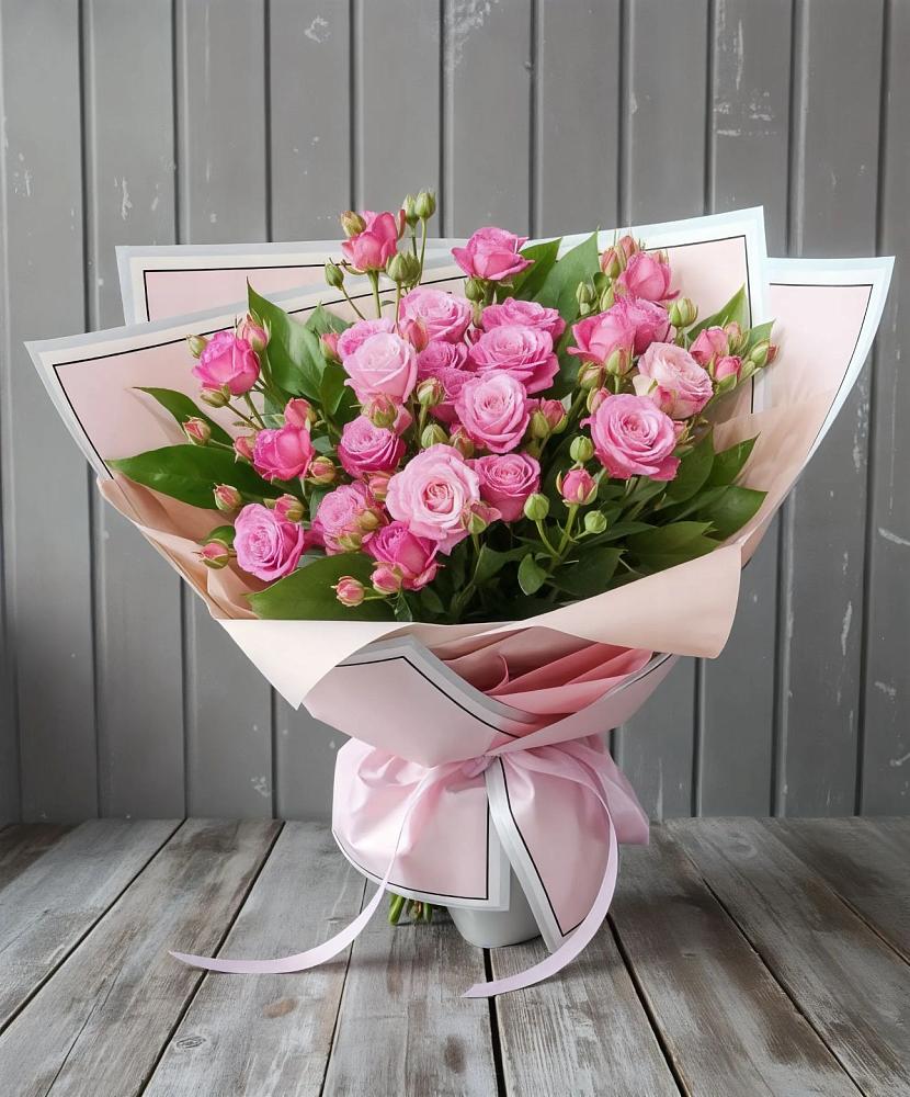 Букет Розовый кустик в Пшизове