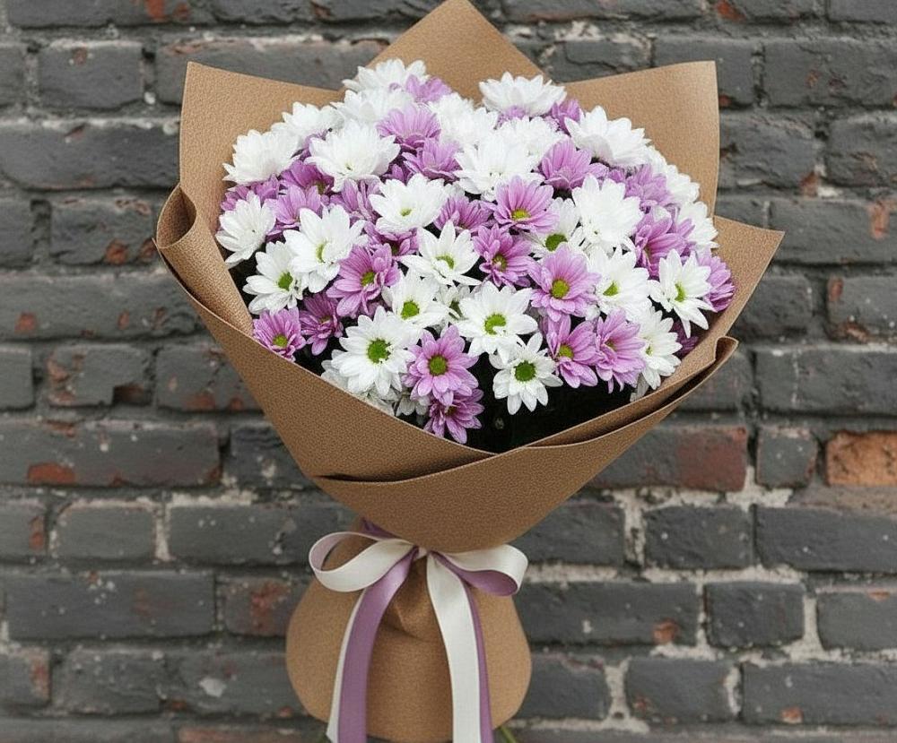 Букет цветов из: Хризантемы в Пшизове