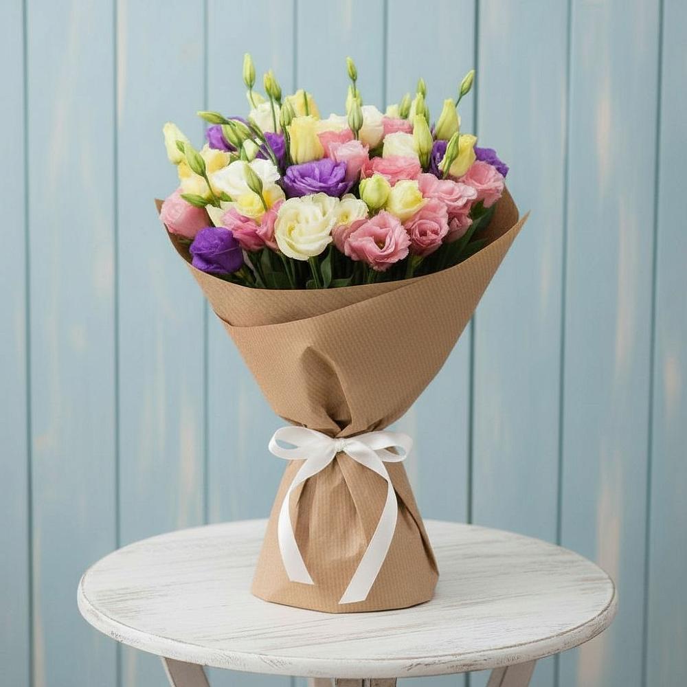 Букет цветов из: Лизиантусы в Пшизове