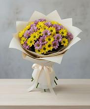 Букет цветов из:  Хризантемы #REPLACE_PRED# Пшизове