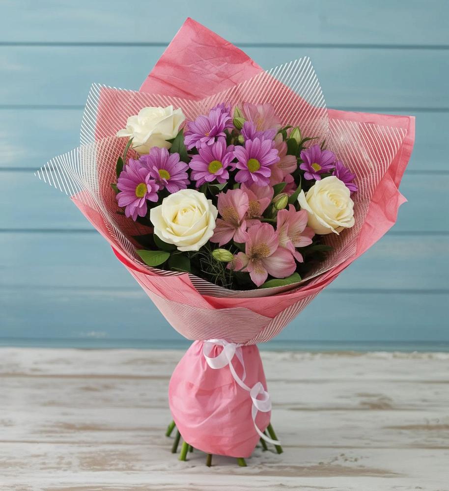 Букет цветов из: Герберы в Пшизове