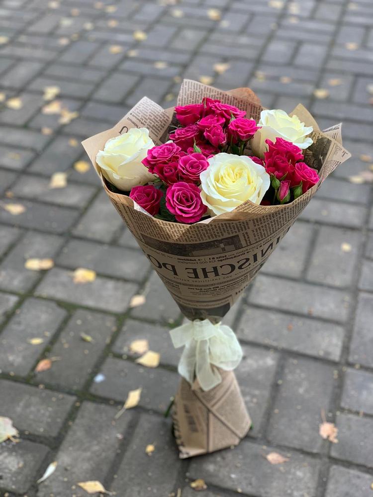 Букет цветов из: Розы в Пшизове