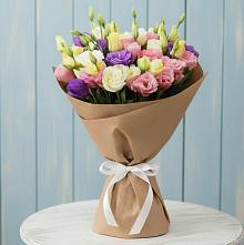 Букет цветов из:  Лизиантусы в Пшизове