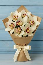 Букет цветов из:  Орхидеи и Розы в Пшизове