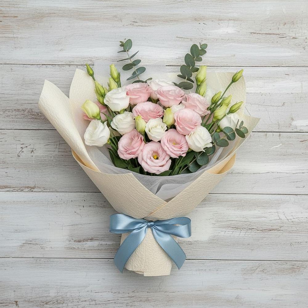 Букет цветов из: Лизиантусы в Пшизове